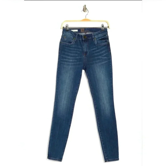 Kut From The Kloth Jeans Toothpick Skinny Stretch Size 8 P - Picture 3 of 8